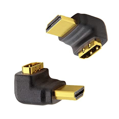 4K 2.0 HDMI Connectors -90Deg Adapter